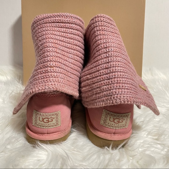 UGG Classic Cardy Knit Boots - Picture 3 of 8